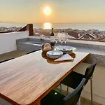 Sea Breeze Ii - Private Sea View Terrace And Office Apartment Nazare